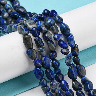 Natürlicher Lapislazuli Perlenstränge&nbsp;G-P497-01A-14-1