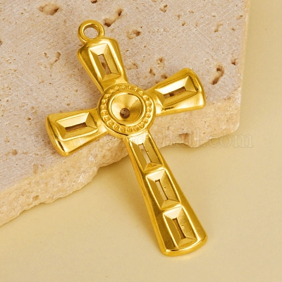 Pendentifs cabochons en acier inoxydable 304&nbsp;PW-WG2249E-02-1