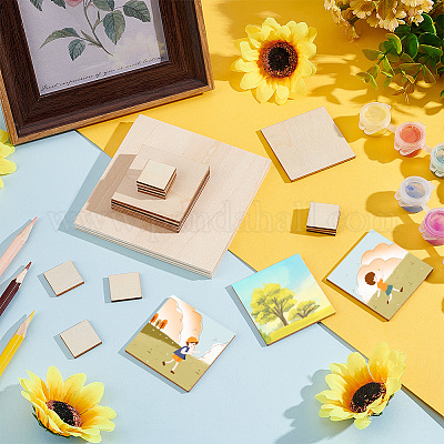 Paper Quilling Kit for Sunflower Wooden Slice