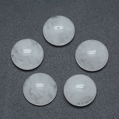 Natürlichen Quarzkristall cabochons&nbsp;G-P393-R50-12MM-1