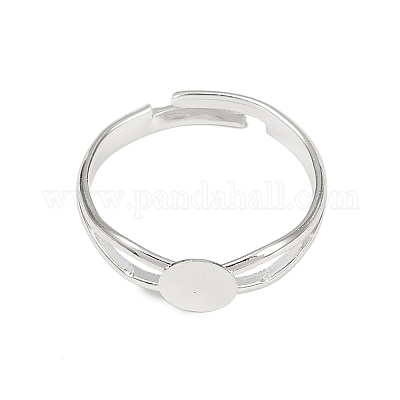 Componenti di anello in ottone&nbsp;X-KK-C3044-6mm-S-NF-1