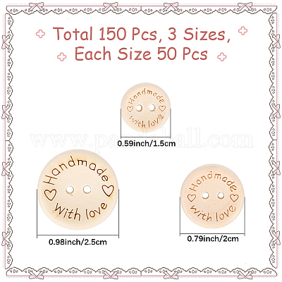 Holz-Tasten&nbsp;BUTT-CY0001-02C-1