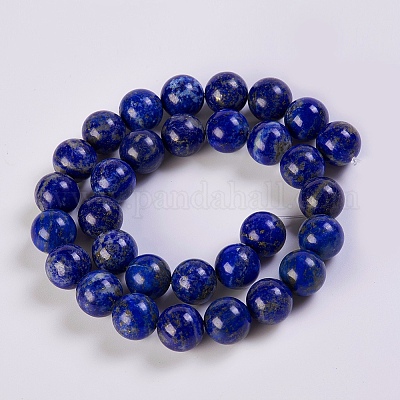 Chapelets de perles en lapis-lazuli naturel&nbsp;G-K254-01-12mm-1