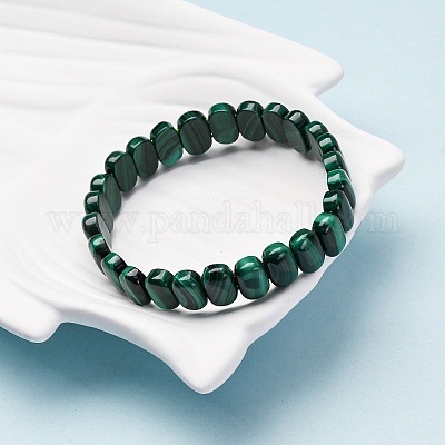 Natürliche Malachit-Stretch-Armbänder&nbsp;BJEW-F327-04-1