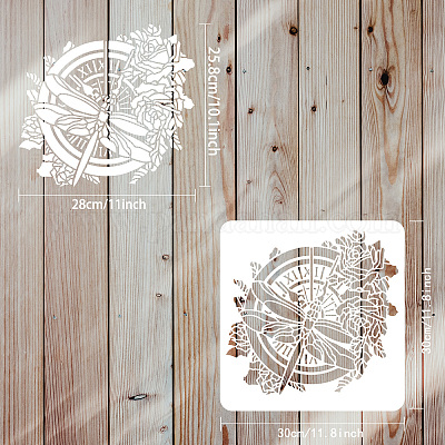 Fiore a Strati Stencil per Pareti Dipinto Scrapbooking Timbri Album Craft