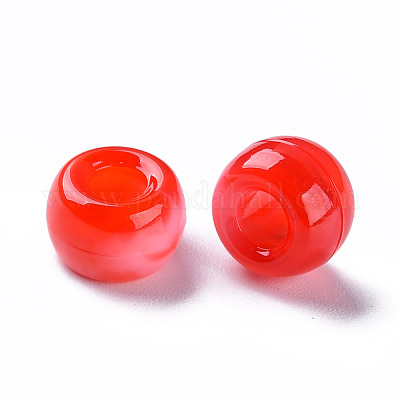 Acryl europäischen Perlen&nbsp;MACR-S375-002A-M-1