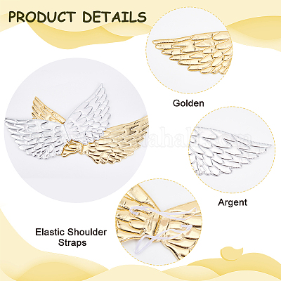 Wings in gold. Golden angel wings' Sticker