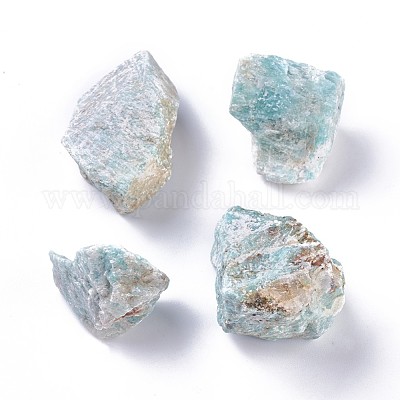 Wholesale Rough Raw Natural Amazonite Beads Pandahall Com