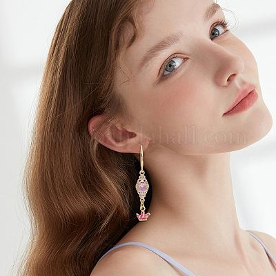 Earring Hooks 14K Gold Plated Hypoallergenic Ear Wires for Jewelry Making  (200 PCS Earring Hooks+200 PCS Earring Backs) A-14K Gold