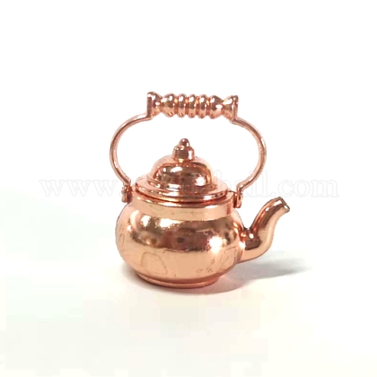 Miniatur-Teekannenverzierungen aus Legierung BOTT-PW0001-161-1