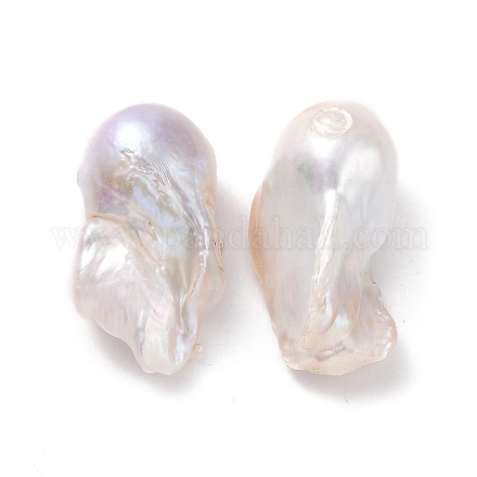 Perlas de perlas naturales keshi PEAR-P003-52-1