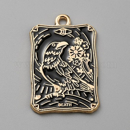 Подвески из эмали и сплава ENAM-WH0064-24F-1