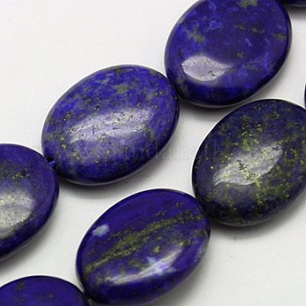 Dyed Natural Lapis Lazuli Bead Strands G-G424-15x20mm-AB-1