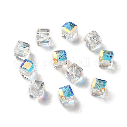 Perle di cristallo austriache imitazione di vetro GLAA-H024-07-1