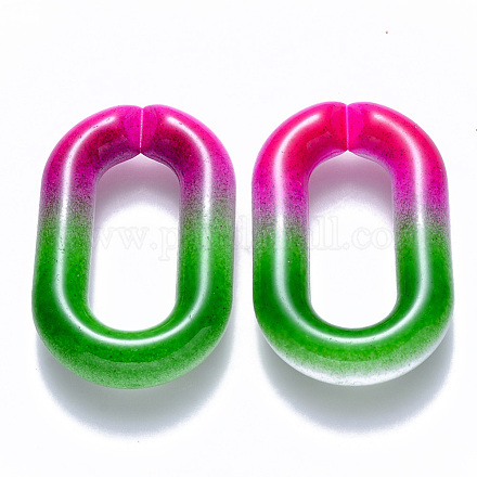 Двухцветные непрозрачные акриловые кольца OACR-S036-006B-M04-1