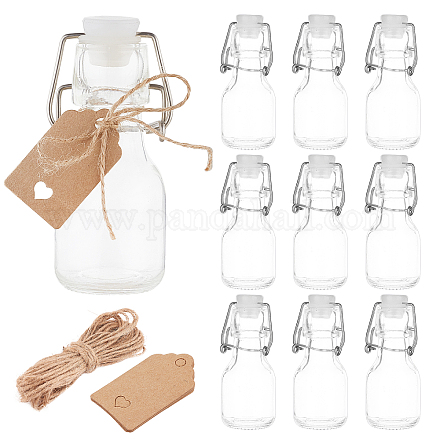 Kits de botellas de vidrio sellado de diy CON-BC0006-33-1