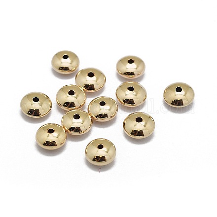 Yellow Gold Filled Spacer Beads KK-L183-026C-1