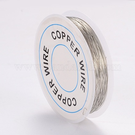 Round Copper Jewelry Wire X-CWIR-CW0.3mm-06-1