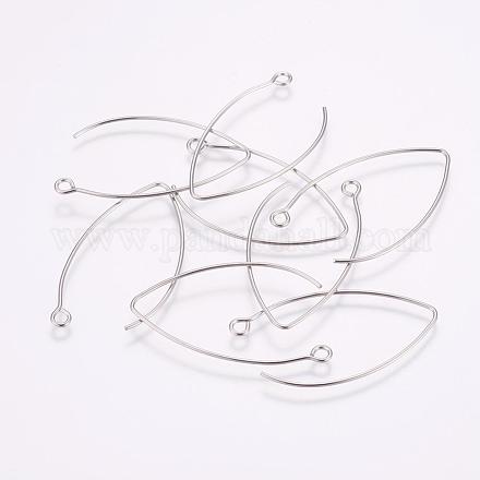 304 Stainless Steel Hoop Earrings STAS-K148-10-1