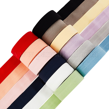 Pandahall elite 60m 12 farben polyester elastische schnüre SRIB-PH0001-31-1