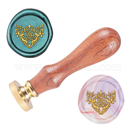 Wax Seal Stamp Set AJEW-WH0208-540-1