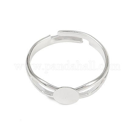 Componenti di anello in ottone&nbsp;X-KK-C3044-6mm-S-NF-1