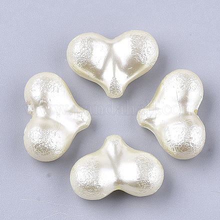 Perles d'imitation perles en plastique ABS OACR-T017-12A-1