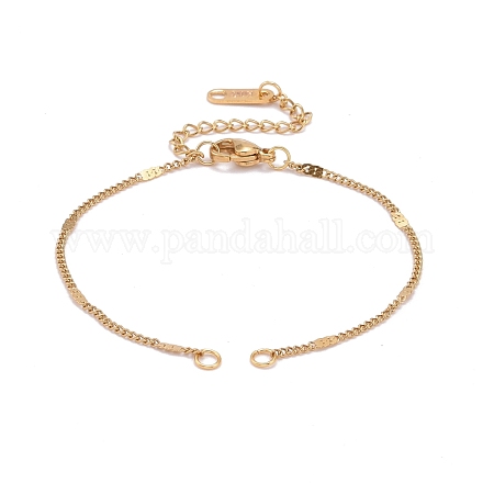 304 créations bracelet chaîne figaro en acier inoxydable AJEW-JB00967-1