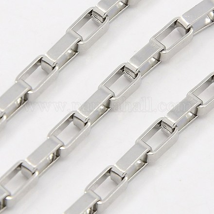 304 Stainless Steel Venetian Chains CHS-K001-01-3.5mm-1