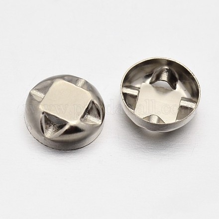 Круглые латунные пришивные щипцы KK-O084-09-10mm-1