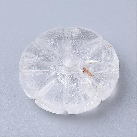 Natural Quartz Crystal Beads G-R399-20mm-01-1