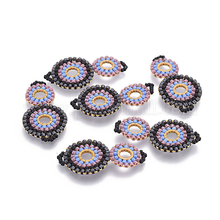 MIYUKI & TOHO Handmade Japanese Seed Beads Links SEED-A027-G02-1