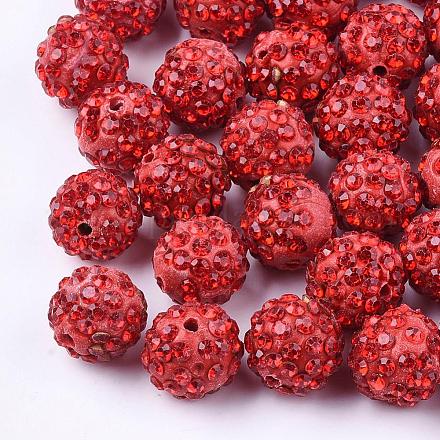 Pave Disco Ball Beads RB-A180-12mm-2-1