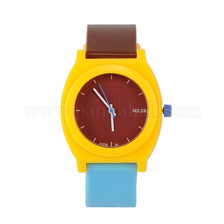 Trendige Quarz-Armbanduhren aus Kunststoff WACH-N018-01-1
