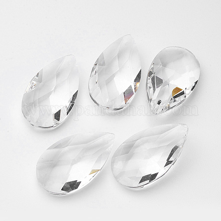 Colgantes facetados de cristal en forma de lágrima X-GLAA-R149-A-01-1