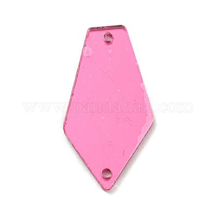 Cravate pentagone acrylique coudre sur strass miroir MACR-G065-07A-02-1
