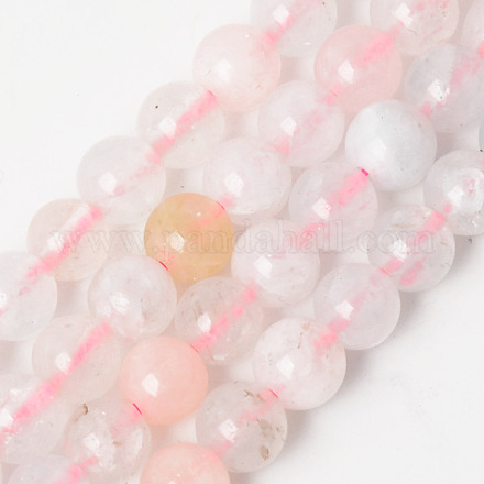Natural Chalcedony Beads Strands X-G-R479-6mm-13-1