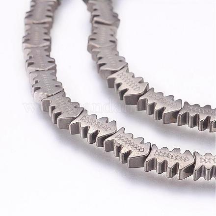 Electroplate Non-magnetic Synthetic Hematite Bead Strands G-P277-09F-1