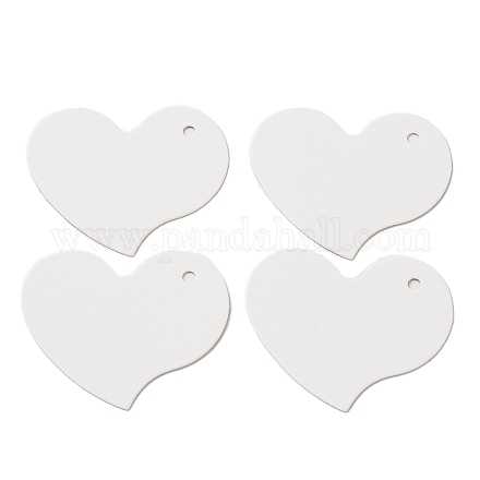 100 шт. бумажные пустые ценники в форме сердца CDIS-P008-01B-1