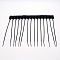 PP Plastic Tamper Seals, Disposable Self-Locking Tie, for Clothings Supplies, Black, 250x19.5x15.5mm, Hole: 3mm and 5mm