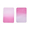 Two Tone Rectangle Plastic Zip Lock Gift Bags, Resealable Bags, Hot Pink, 15x10x0.014cm, Unilateral Thickness: 2.5 Mil(0.065mm)
