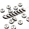 Brass Grade A Rhinestone Spacer Beads, Straight Flange, Rondelle, Silver, Tanzanite, 8x3.8mm, Hole: 1.5mm