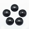 Natural Obsidian Cabochons, Flat Round, 16x6mm