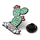 Cactus with Word Hug Me Enamel Pins JEWB-Q031-04EB-01-3
