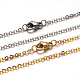304 Stainless Steel Cable Chain Necklace STAS-L164A-01-1