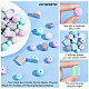 DICOSMETIC 12 Styles Food Grade Eco-Friendly Silicone Beads SIL-DC0001-04-4