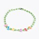 Acryliques perles de colliers d'enfants NJEW-JN02235-2