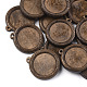 Cabochon pendenti in legno WOOD-S044-23-2