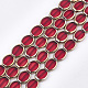 Electroplate Glass Beads Strands X-EGLA-S188-03E-1