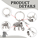 Nbeads Elephant Stitch Markers KEYC-NB0001-37-5